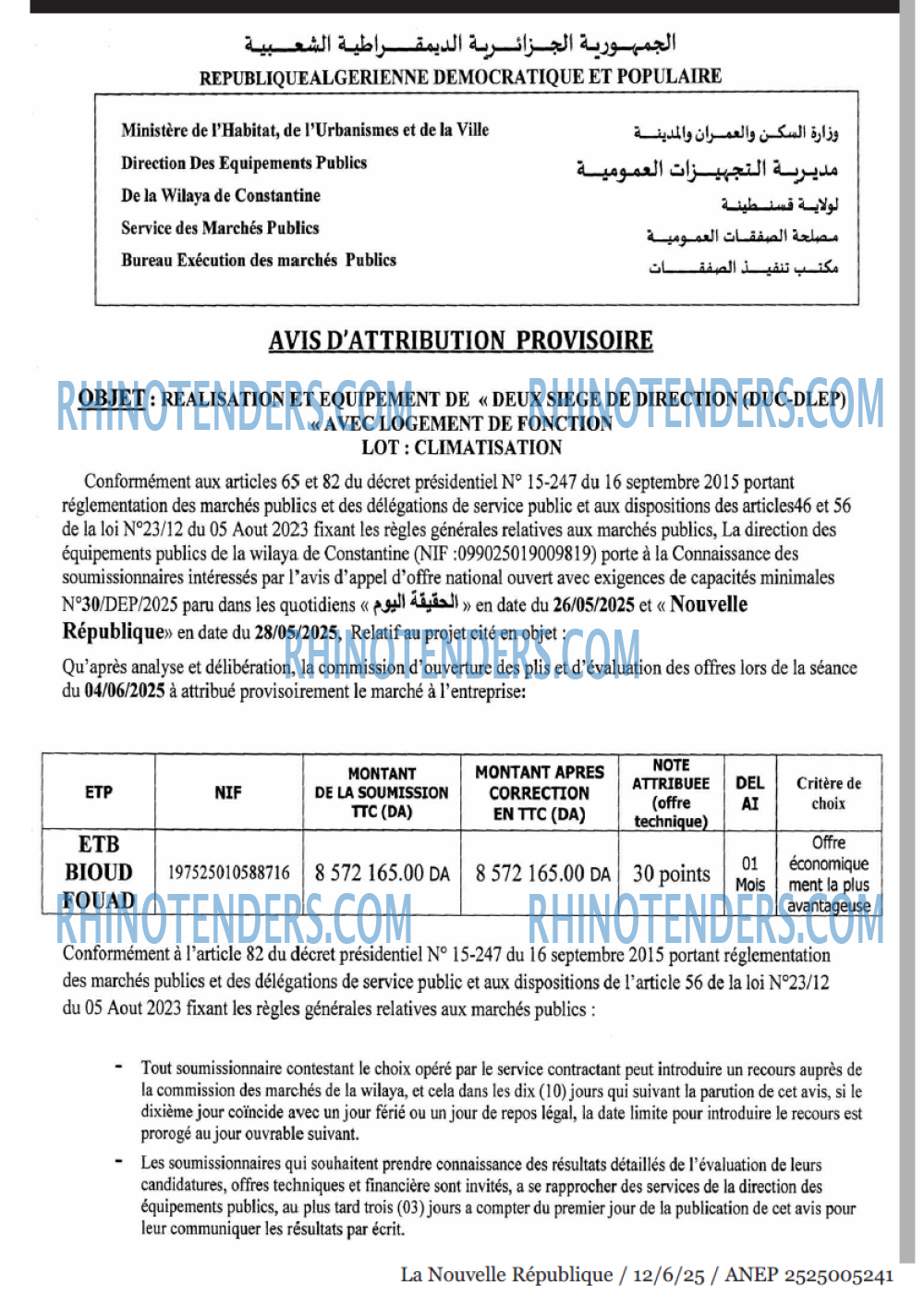 La Tribune