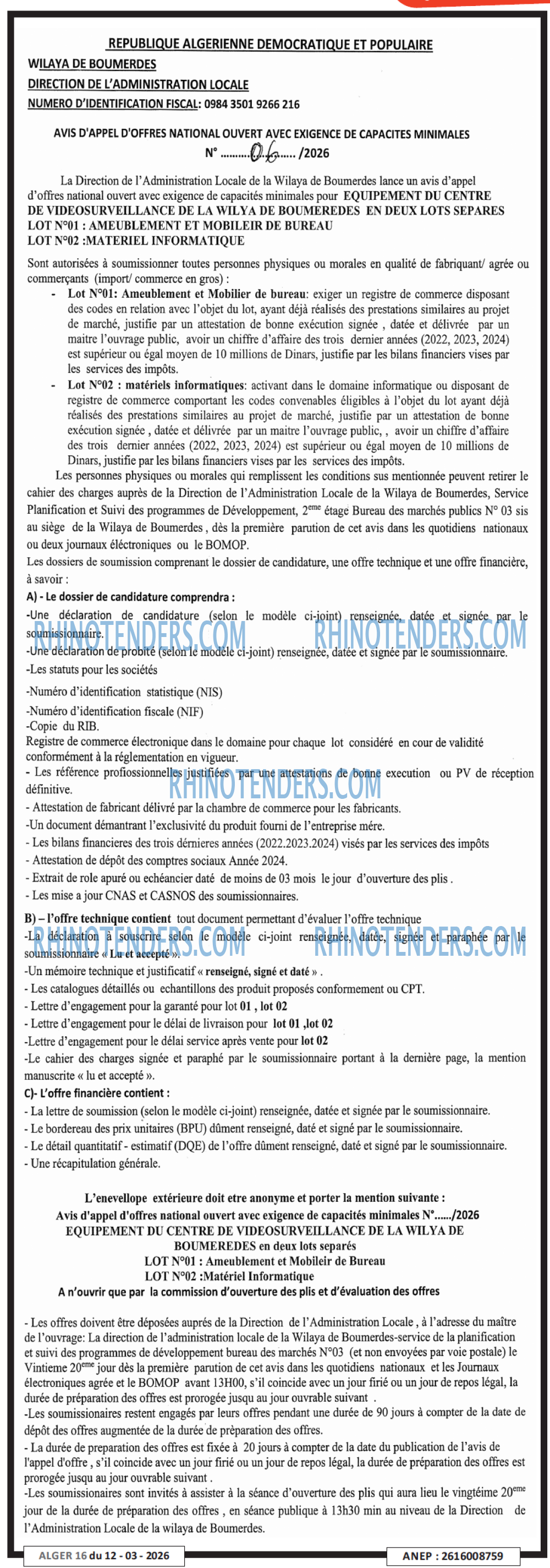 ALGER 16