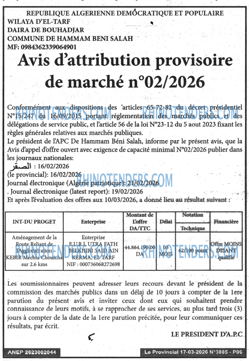 LE PROVINCIAL