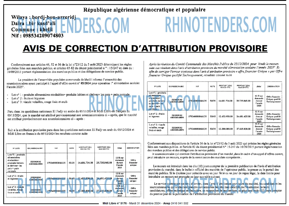 Rhinotenders