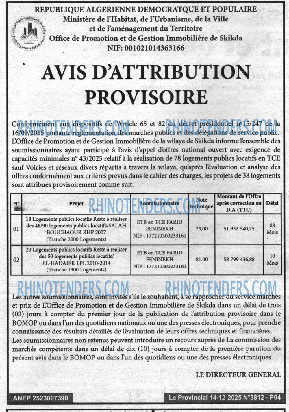LE PROVINCIAL
