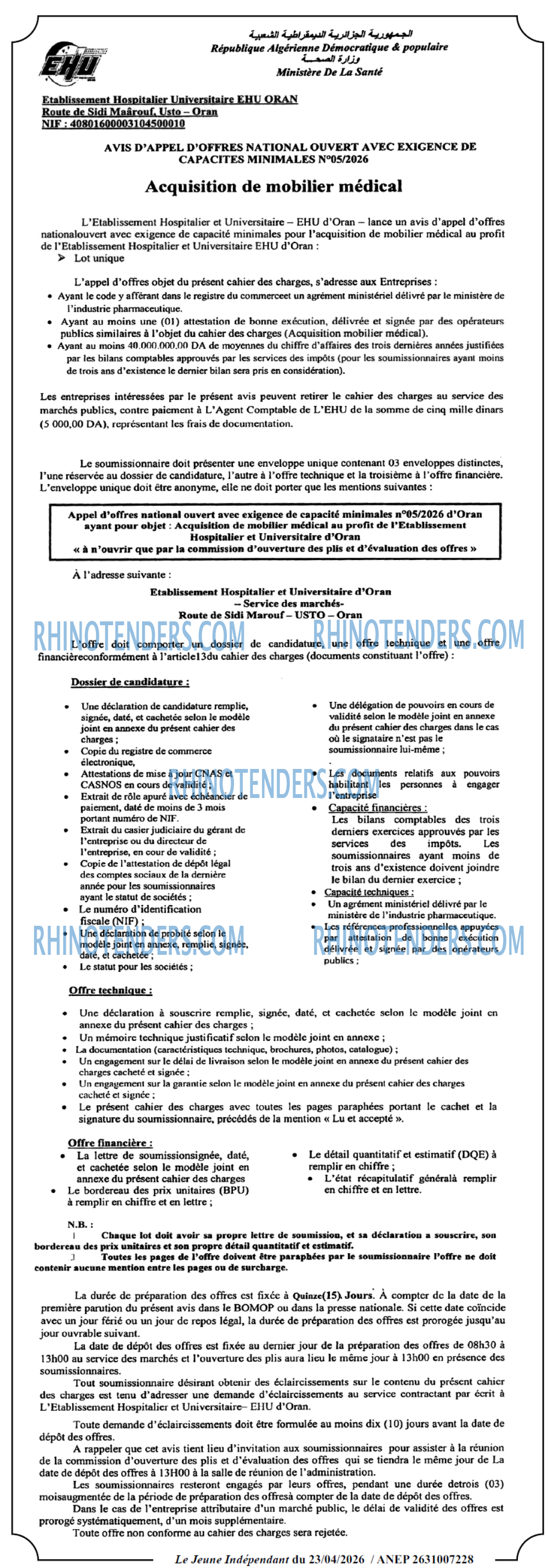 Jeune Independant