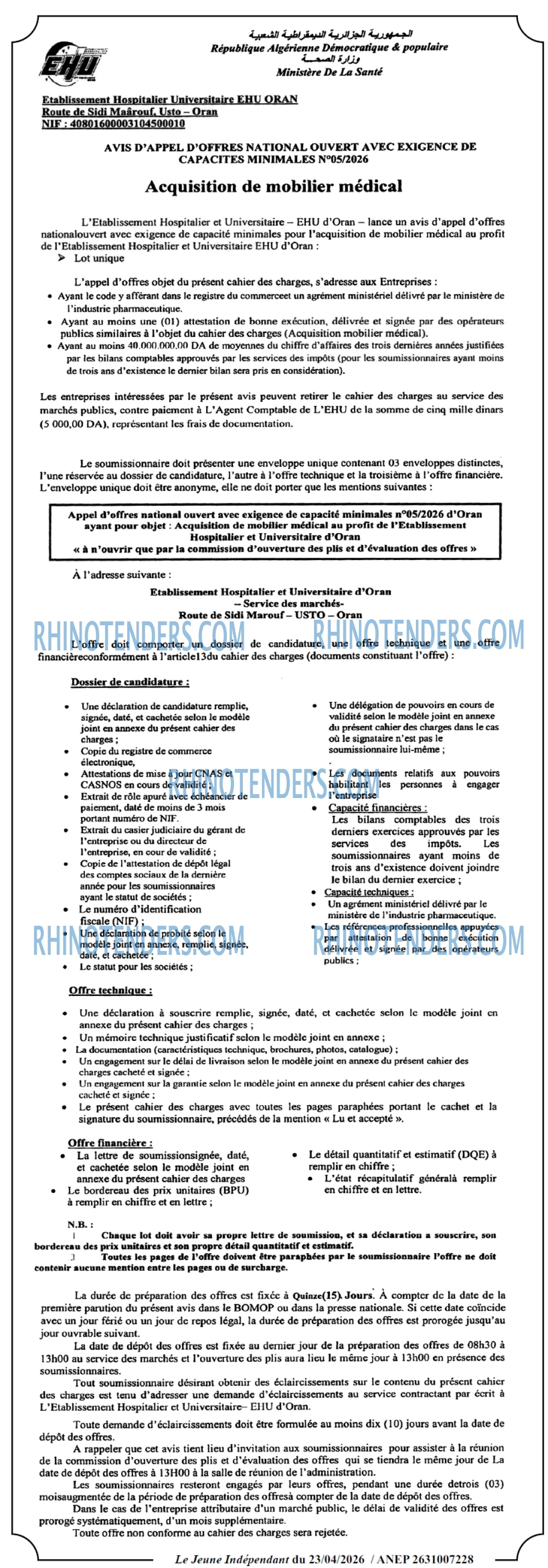 Jeune Independant
