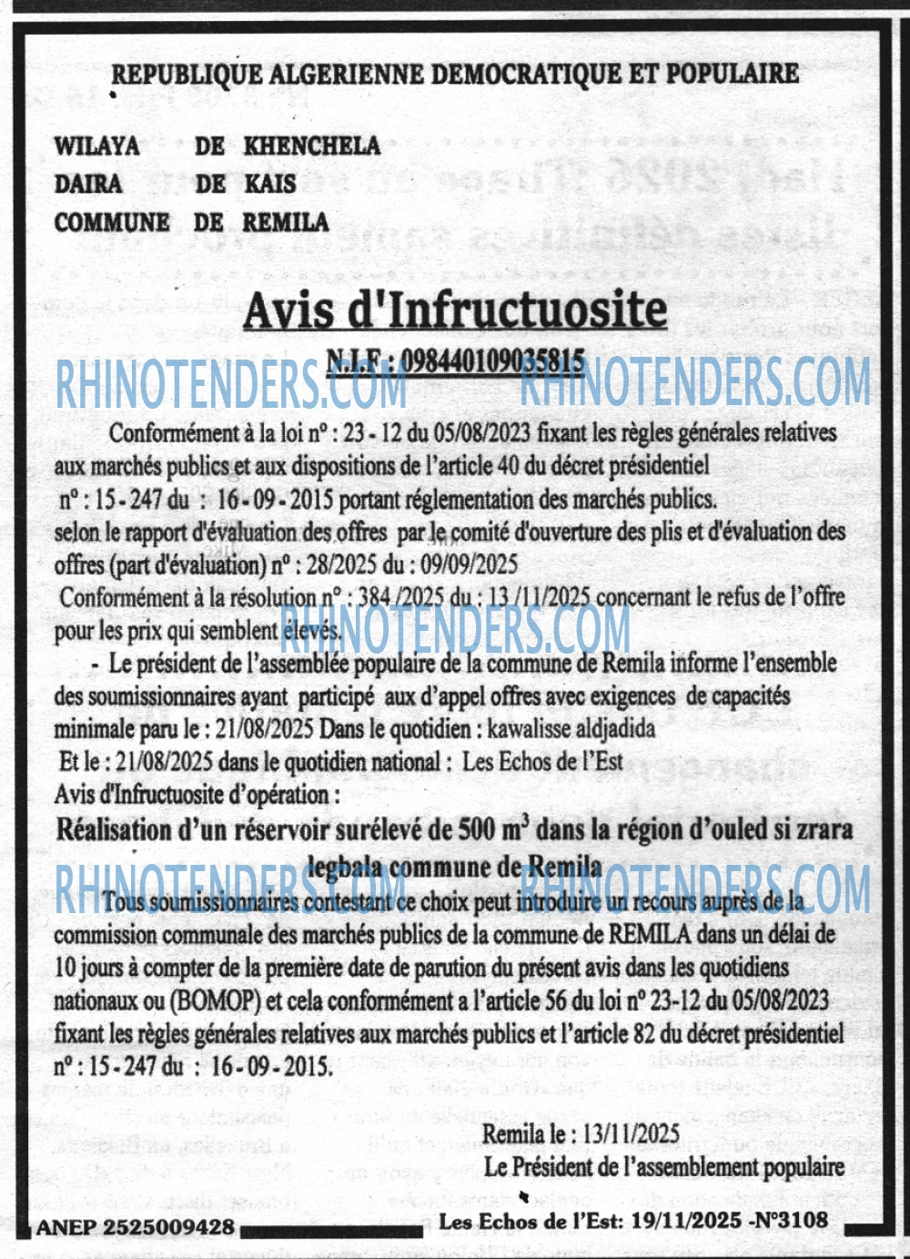 Les Echos de l'Est