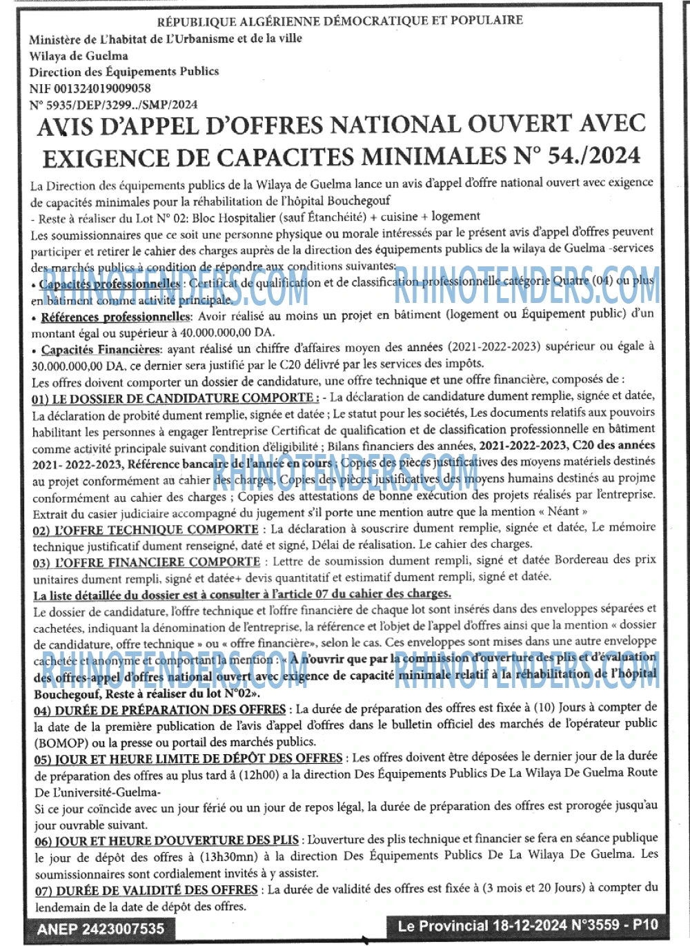 LE PROVINCIAL