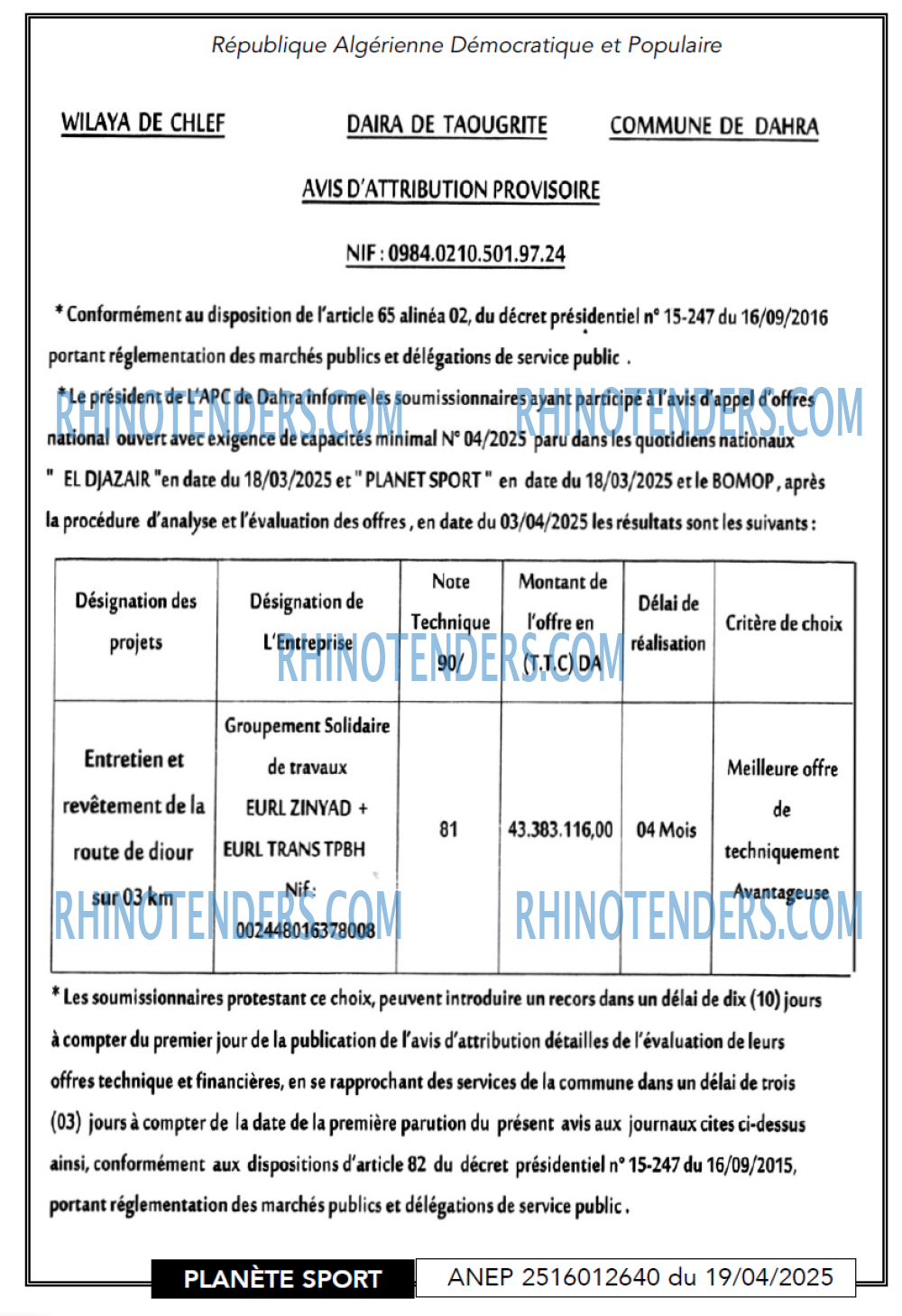 PLANETE SPORT