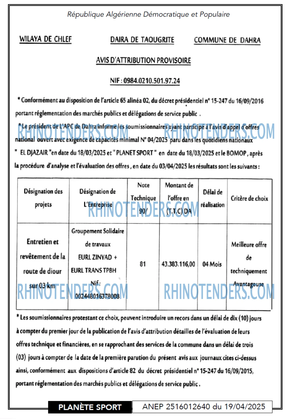 PLANETE SPORT