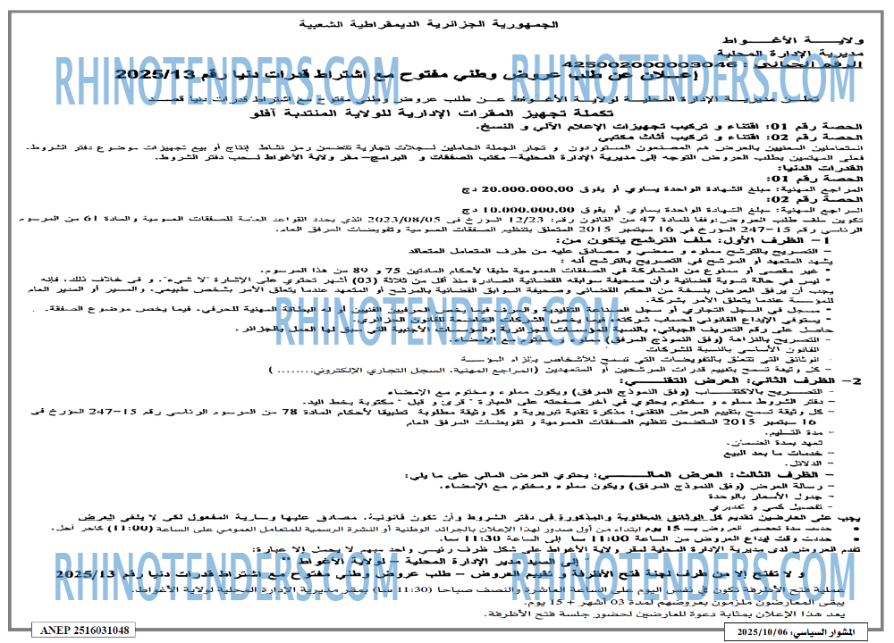 المشوار السياسي
