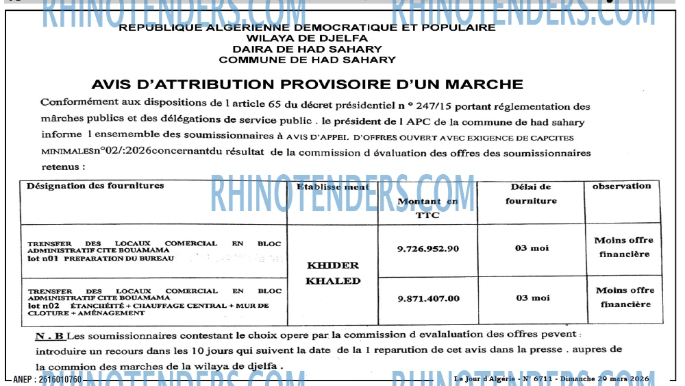 Le Jour d'Algérie