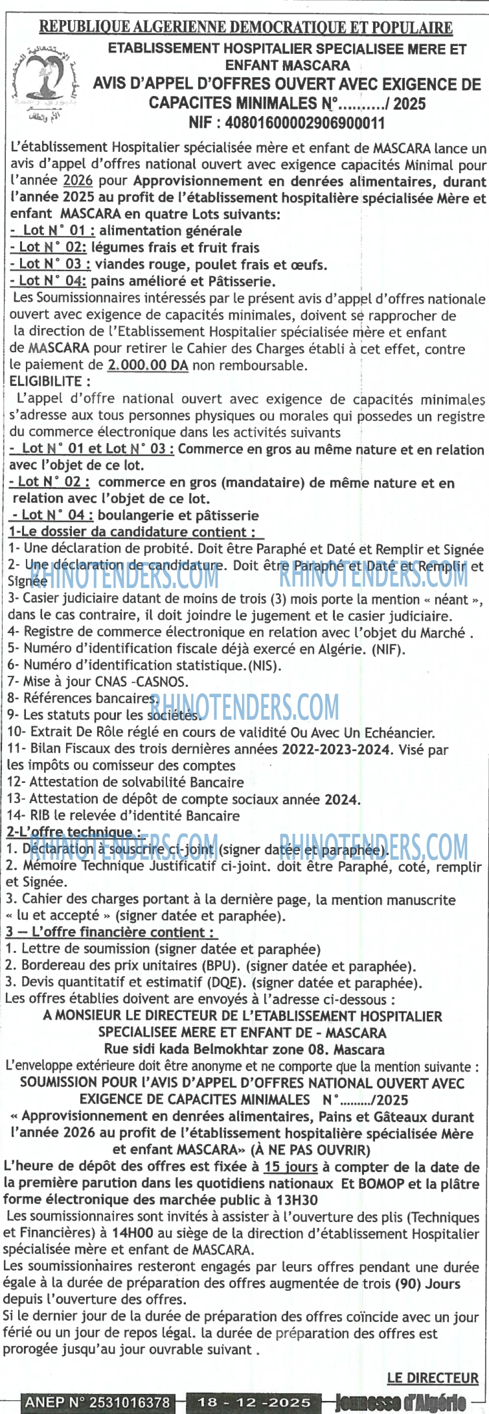 Jeunesse d'Algerie