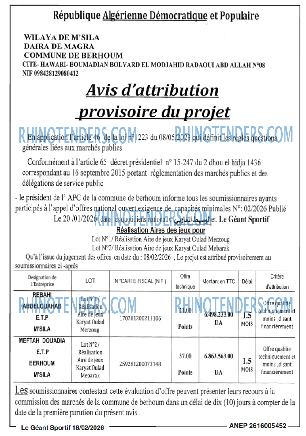 le geant sportif