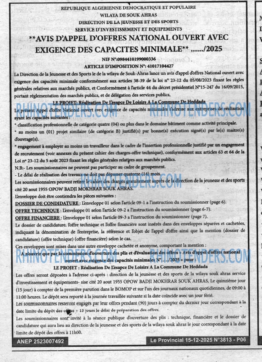LE PROVINCIAL