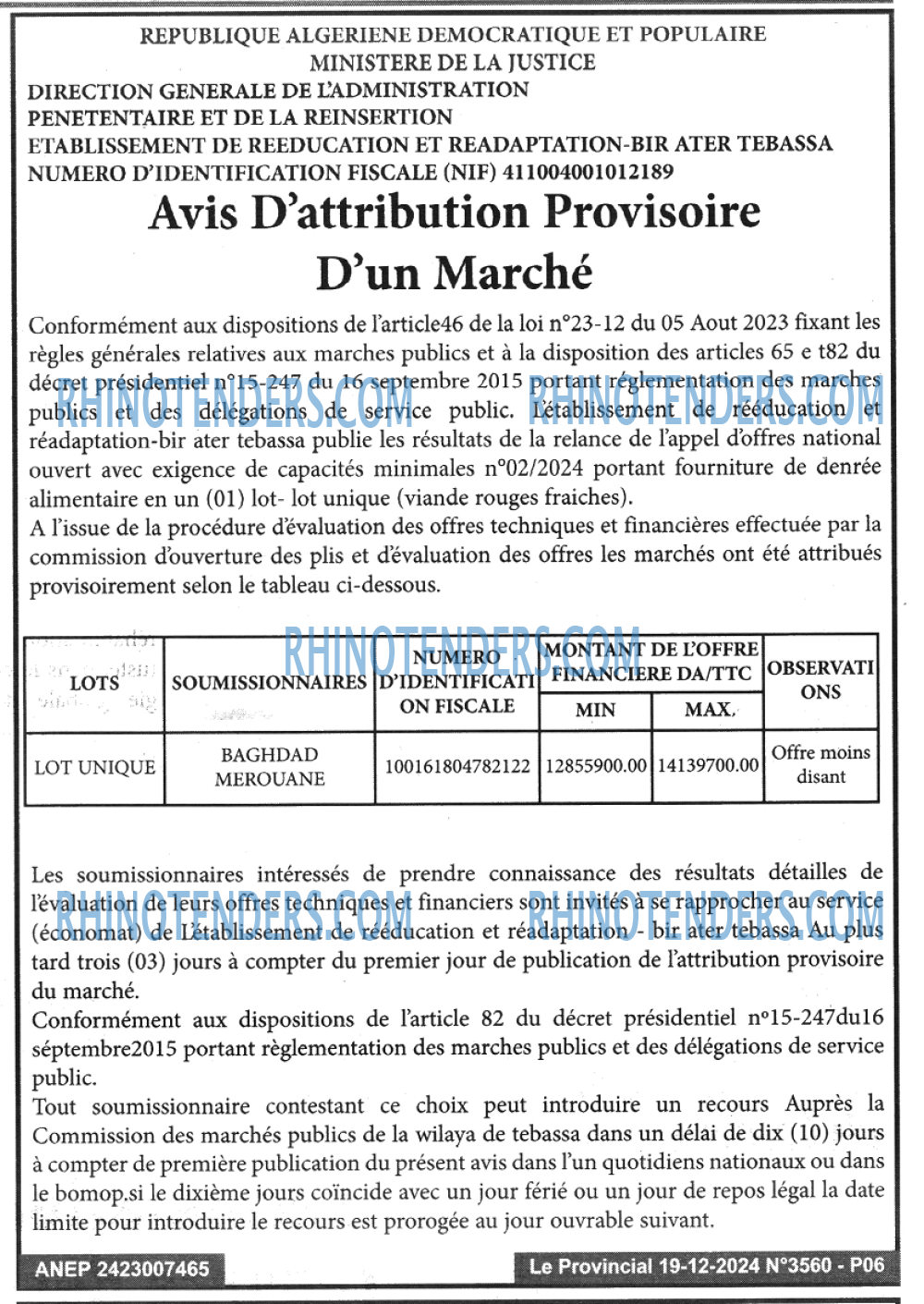 LE PROVINCIAL