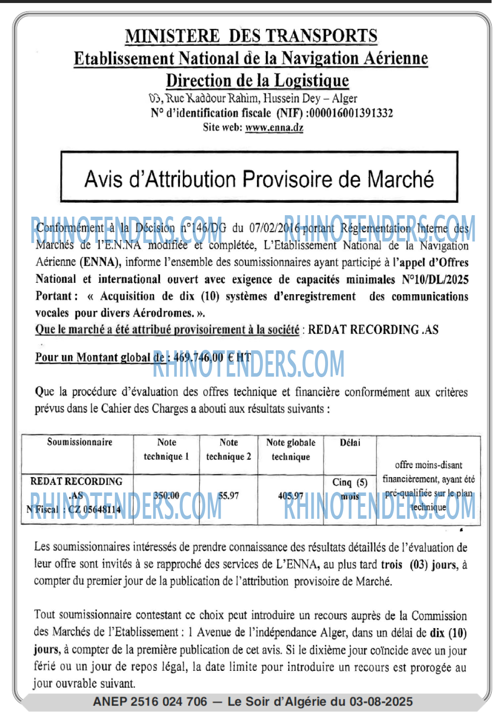 Le Jour d'Algérie