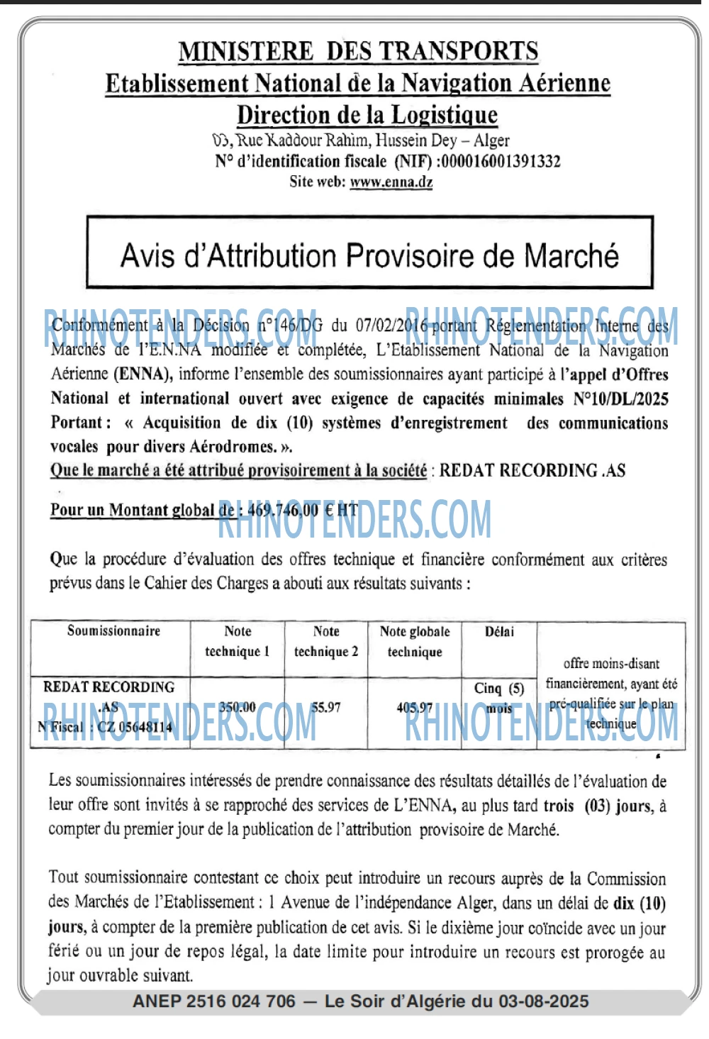 Le Jour d'Algérie