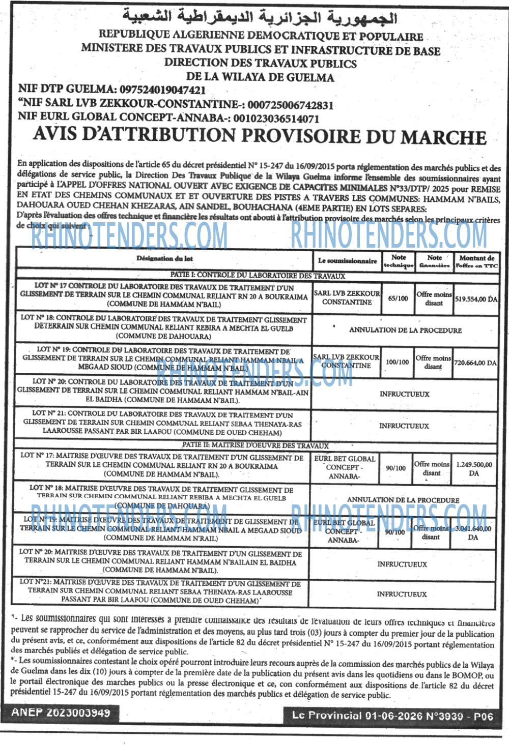 LE PROVINCIAL