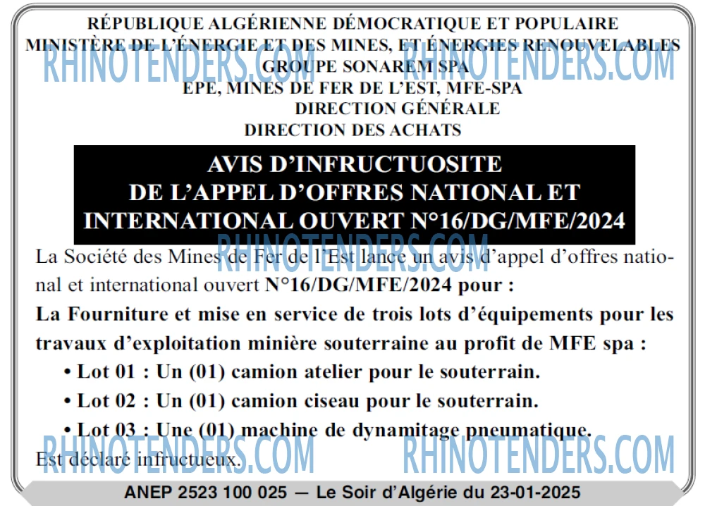 LE SOIR D'ALGERIE