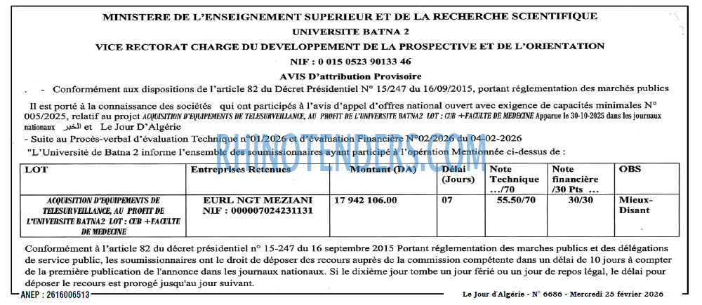 Le Jour d'Algérie