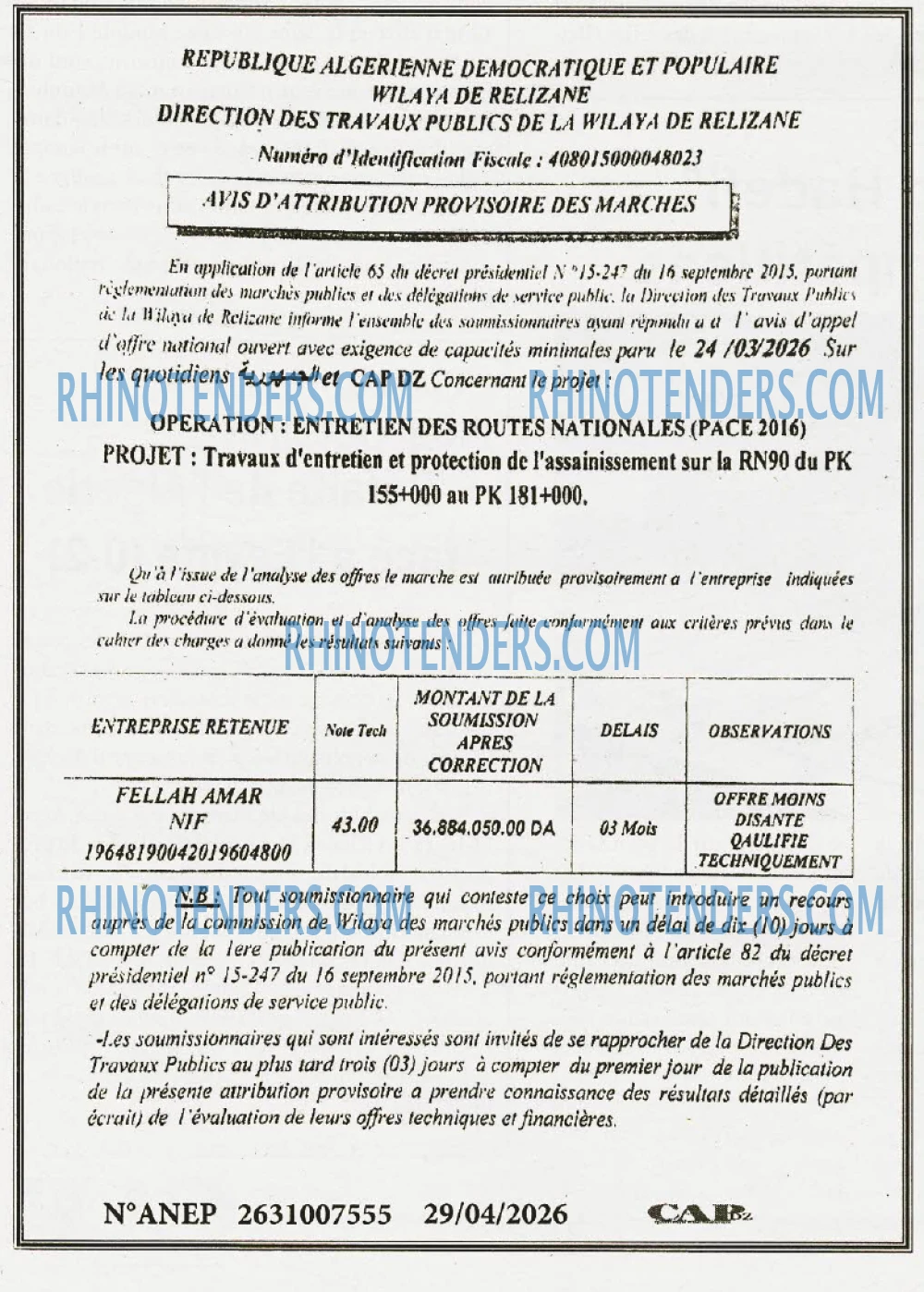 CAP OUEST