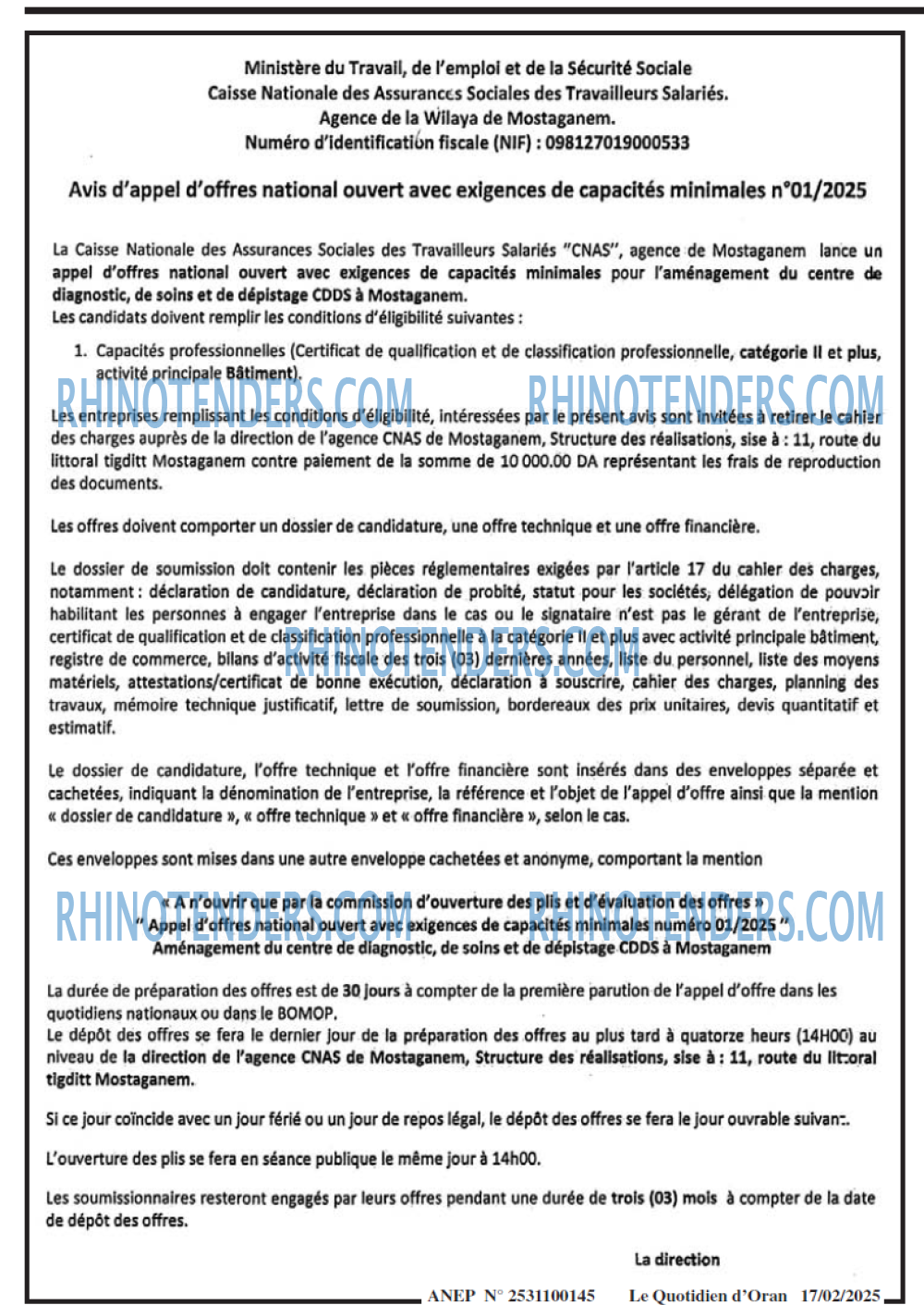 Le Quotidien d'Oran