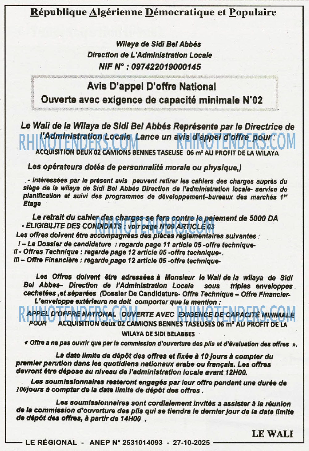 LE REGIONAL