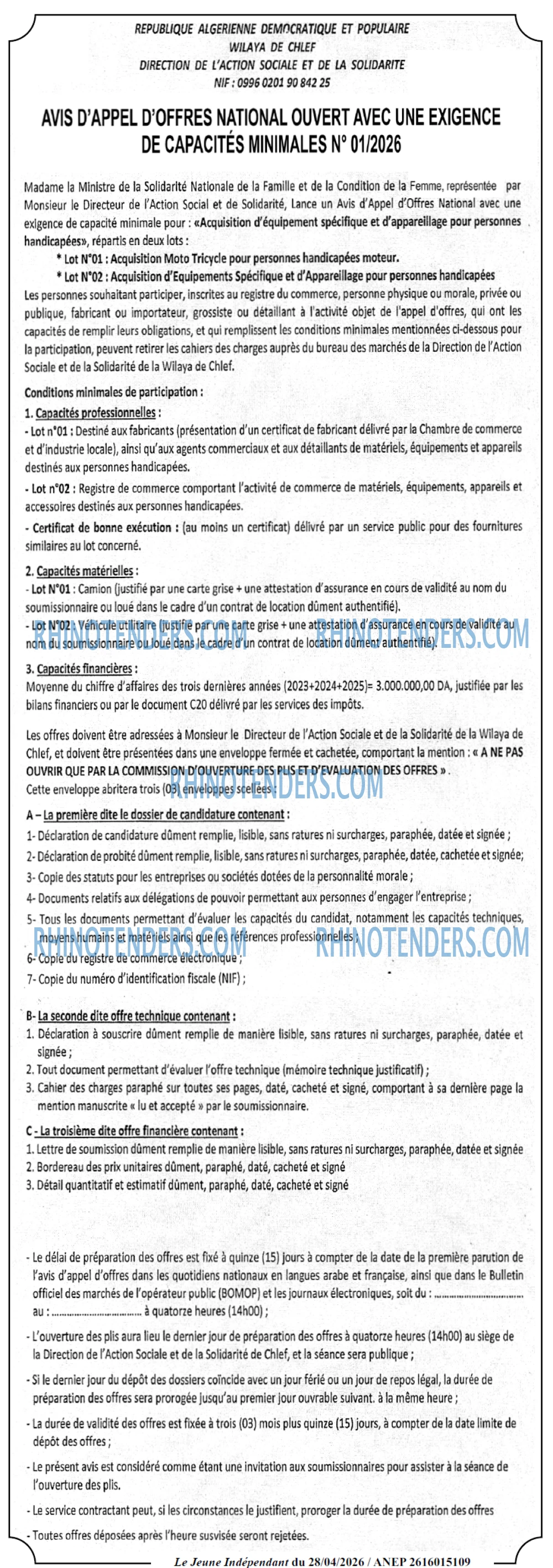 Jeune Independant