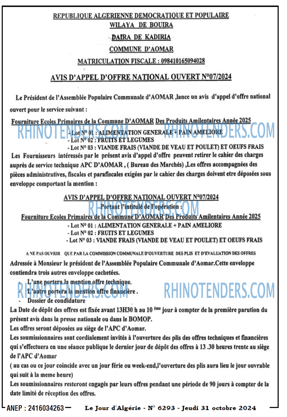 Le Jour d'Algérie