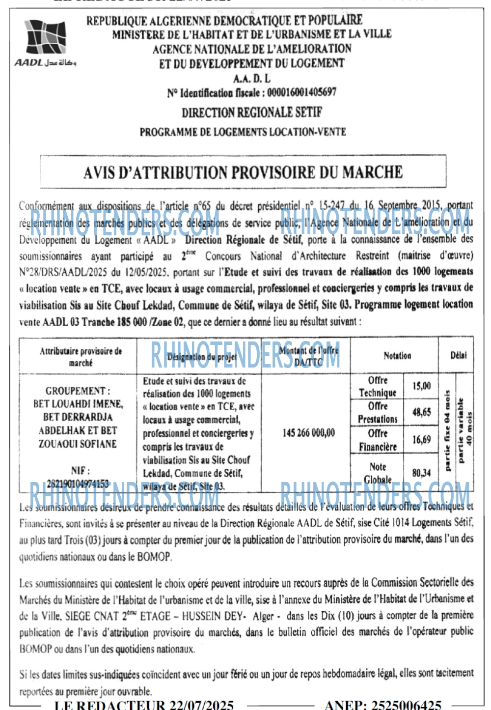 LE REDACTEUR