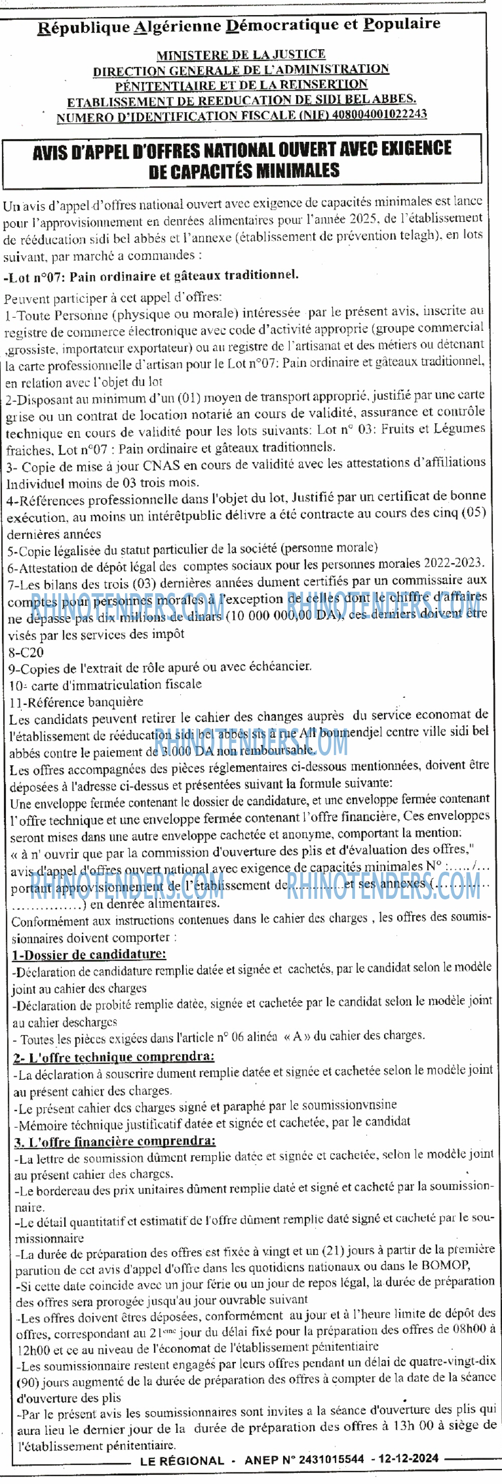 LE REGIONAL