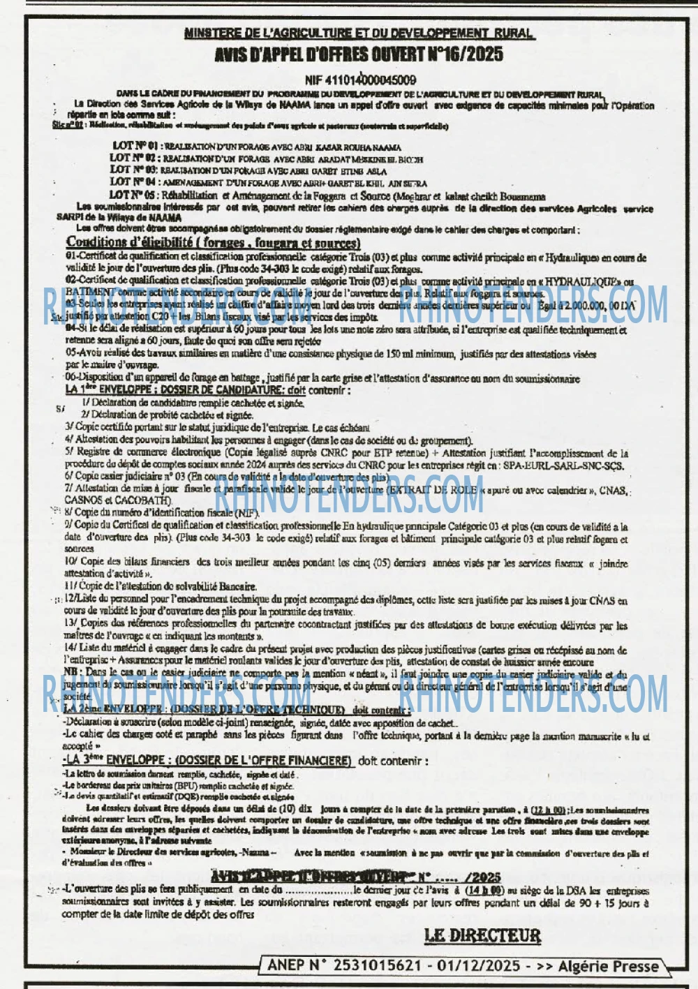 ALGERIE PRESSE