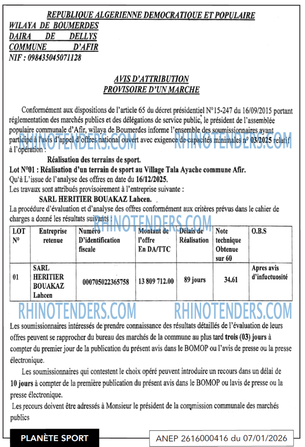 PLANETE SPORT
