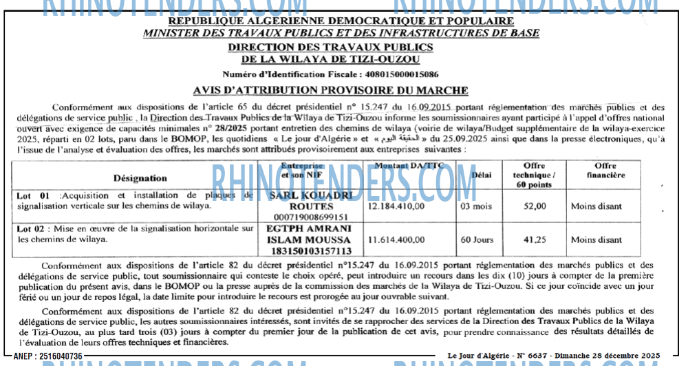 Le Jour d'Algérie