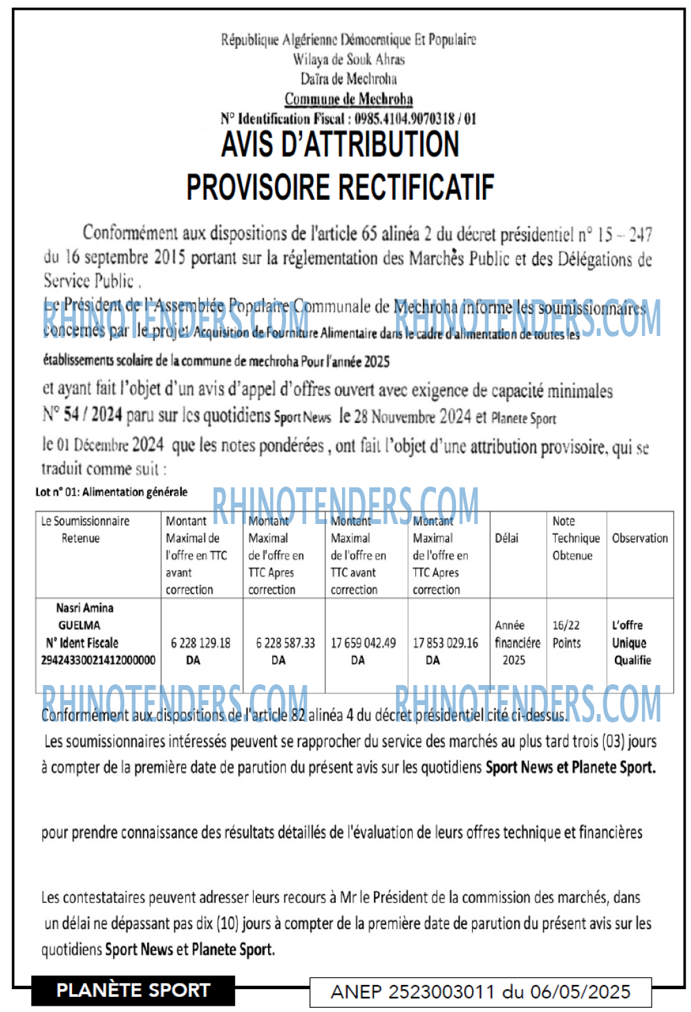 PLANETE SPORT