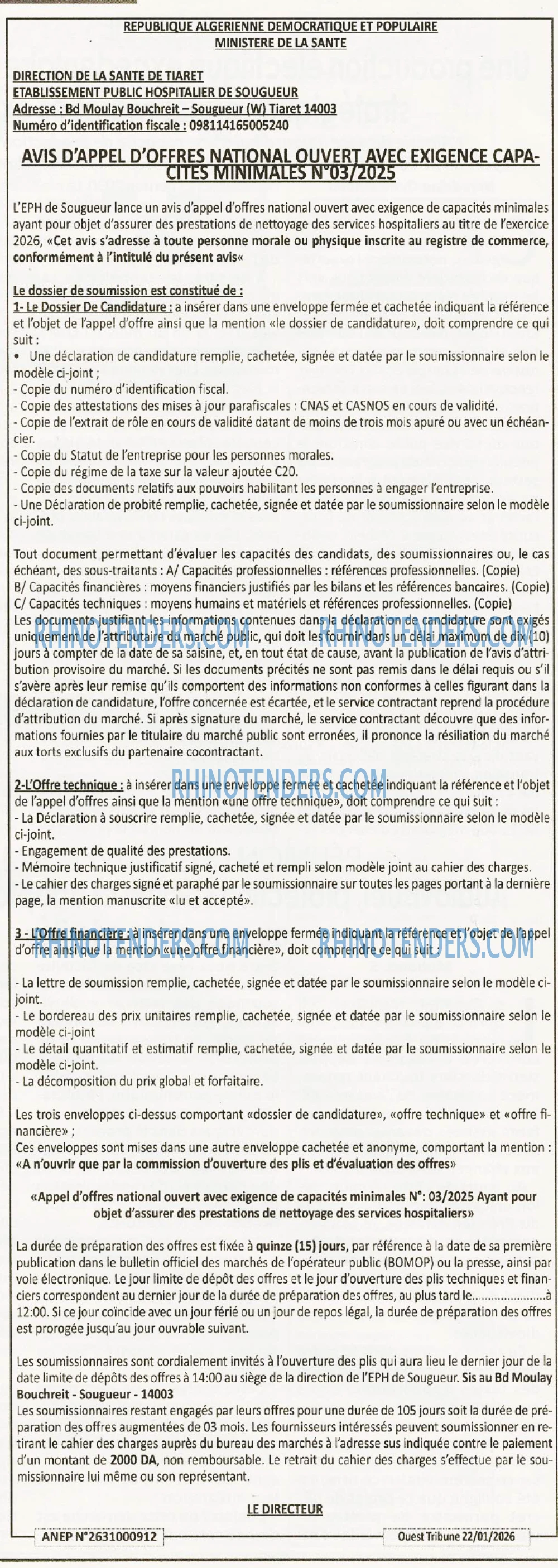 ouest TRIBUNE