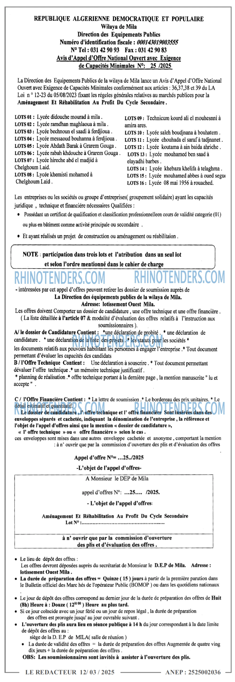 LE REDACTEUR