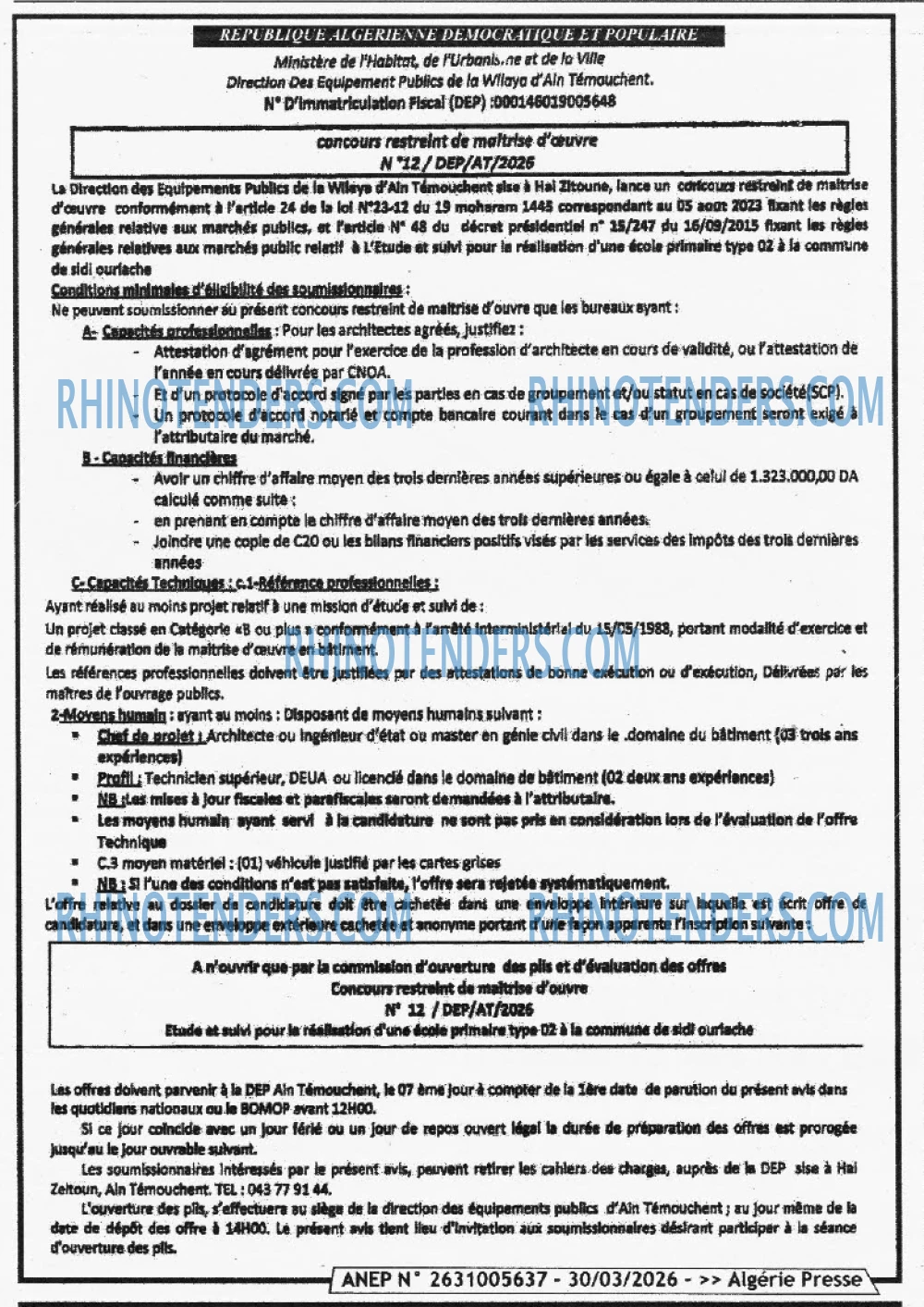 ALGERIE PRESSE