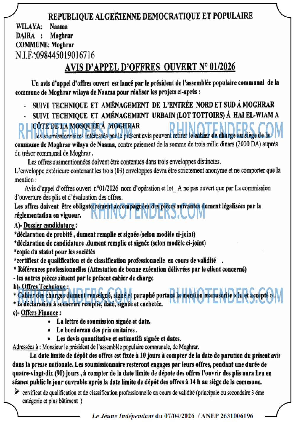 Jeune Independant