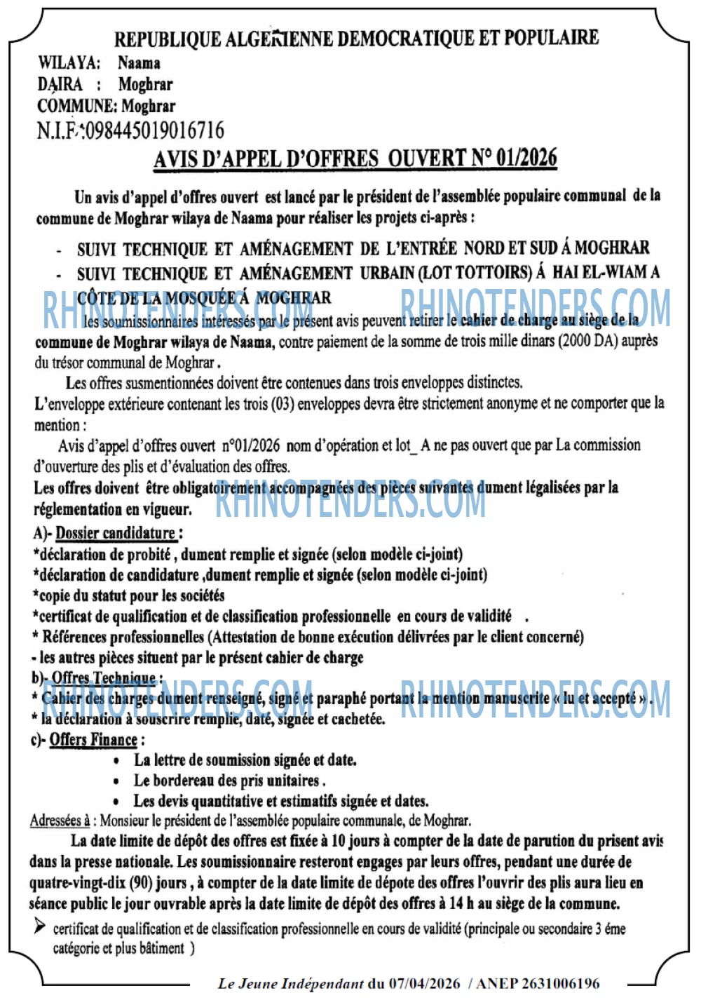 Jeune Independant
