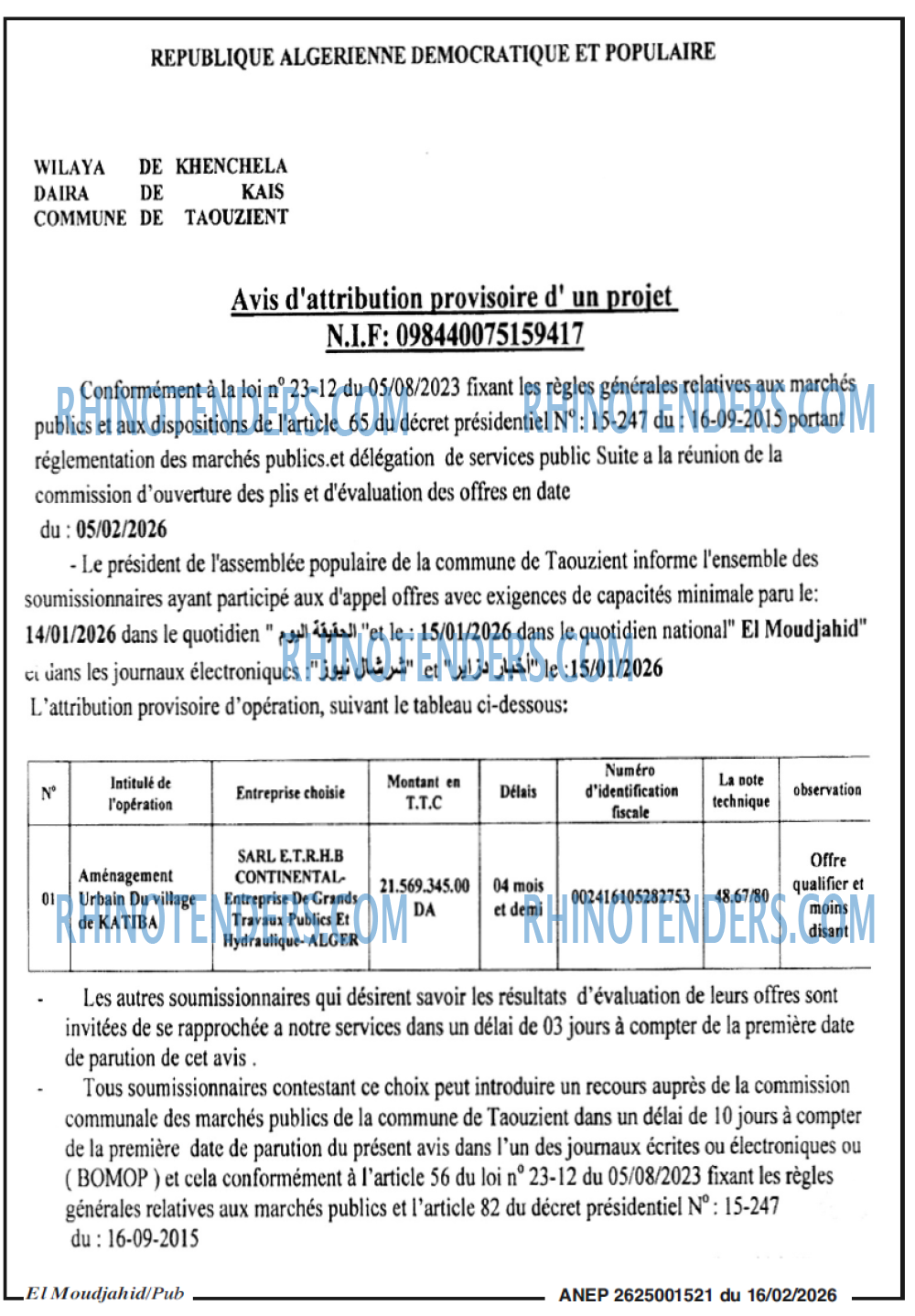 El Moudjahid