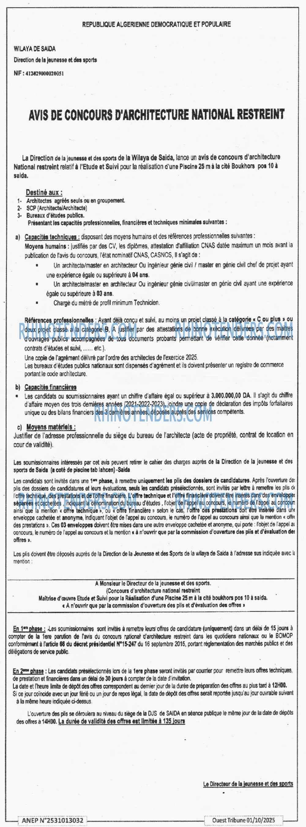 ouest TRIBUNE