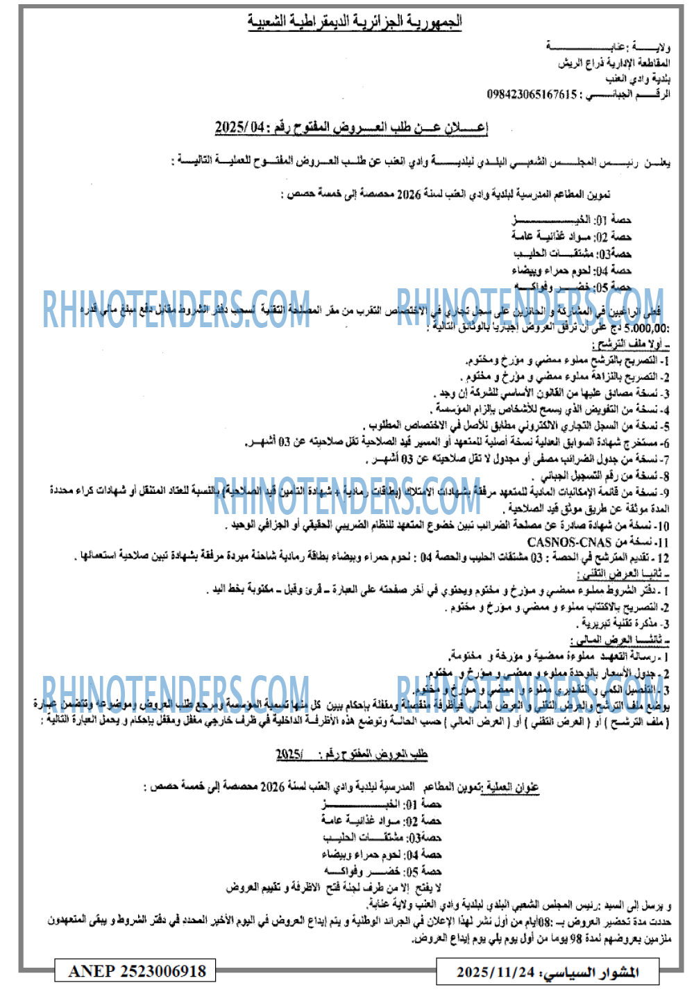المشوار السياسي