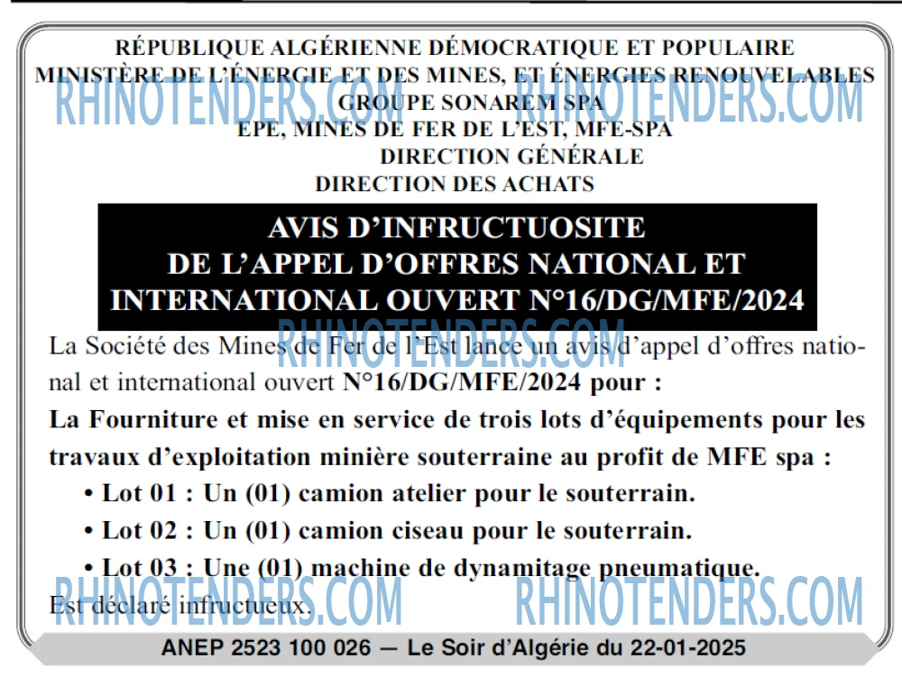 LE SOIR D'ALGERIE