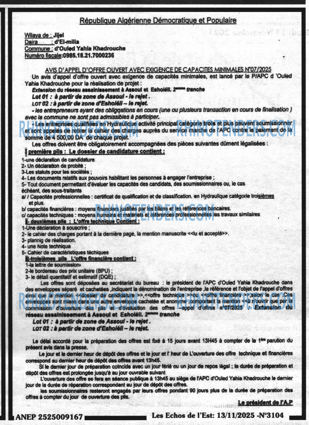 Les Echos de l'Est