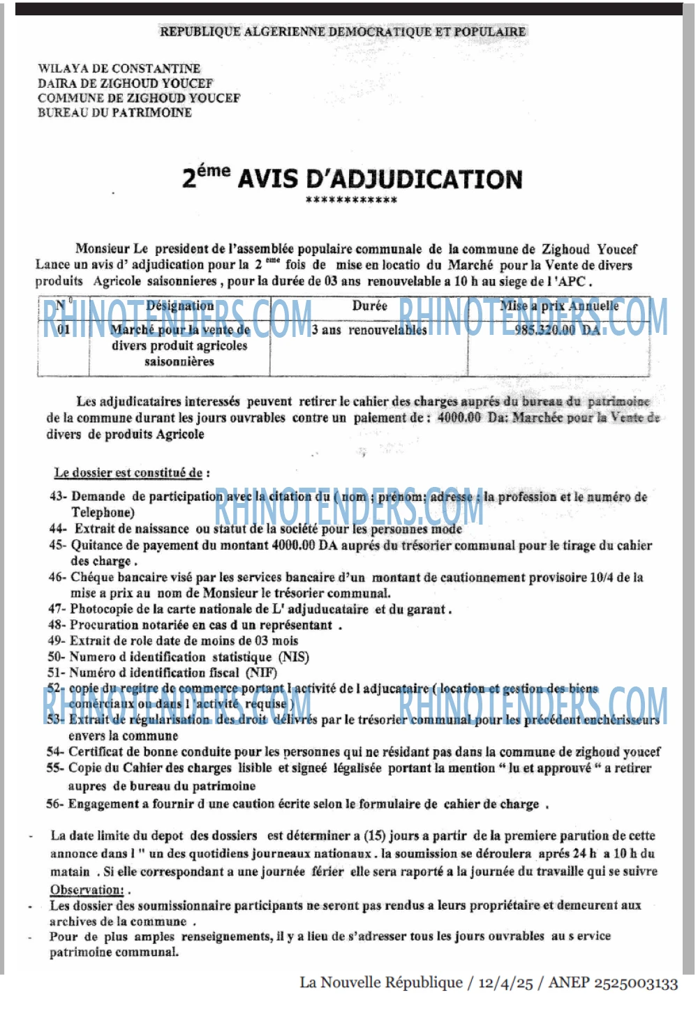 La Tribune