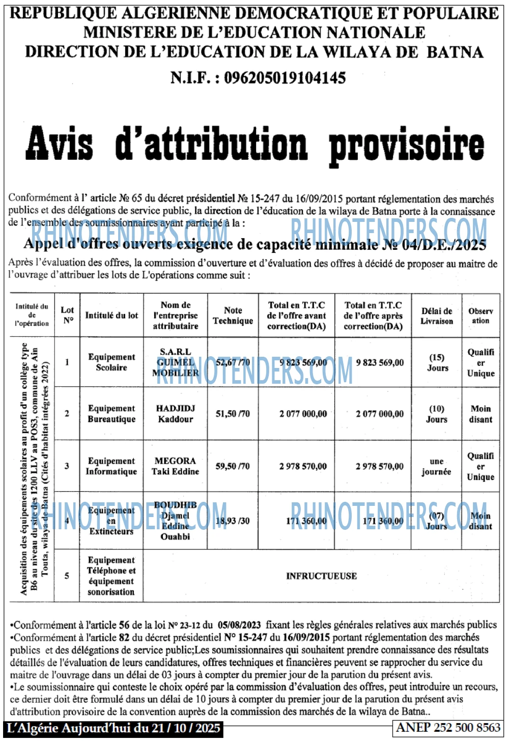 Aujourd'hui