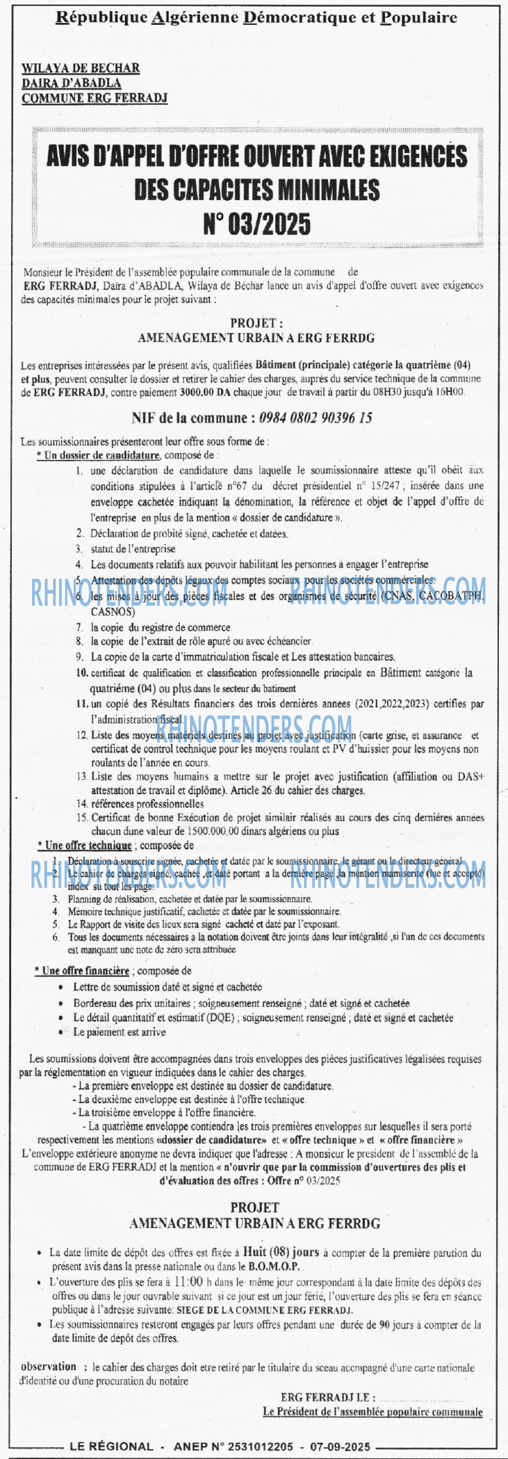LE REGIONAL