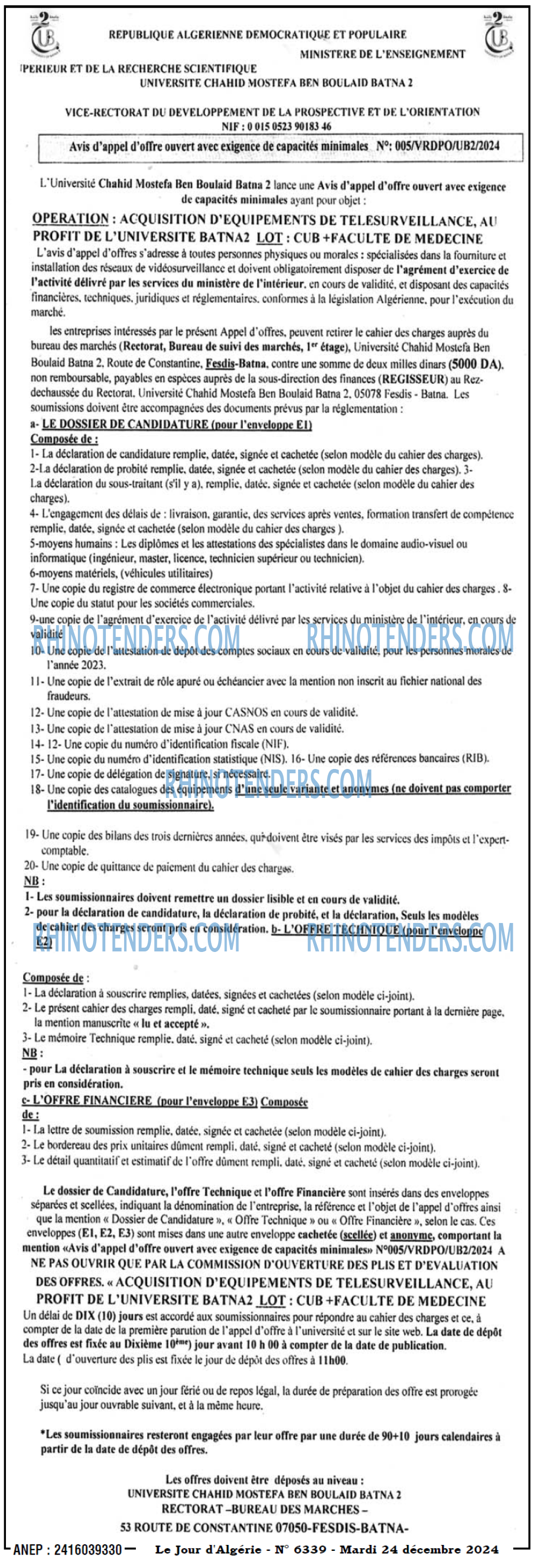 Le Jour d'Algérie