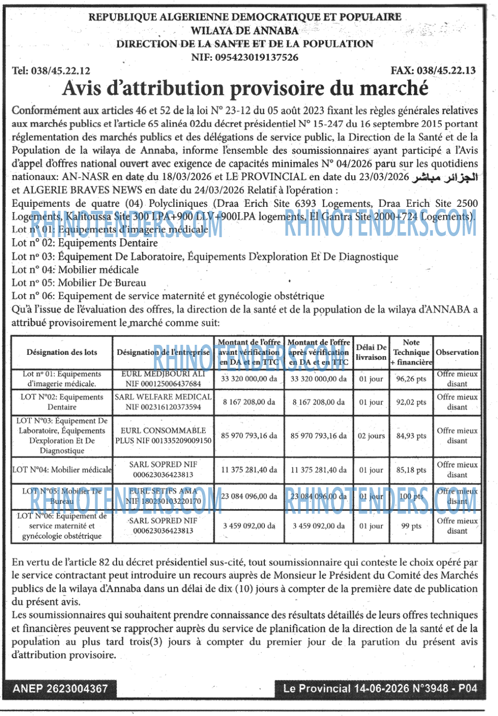 LE PROVINCIAL