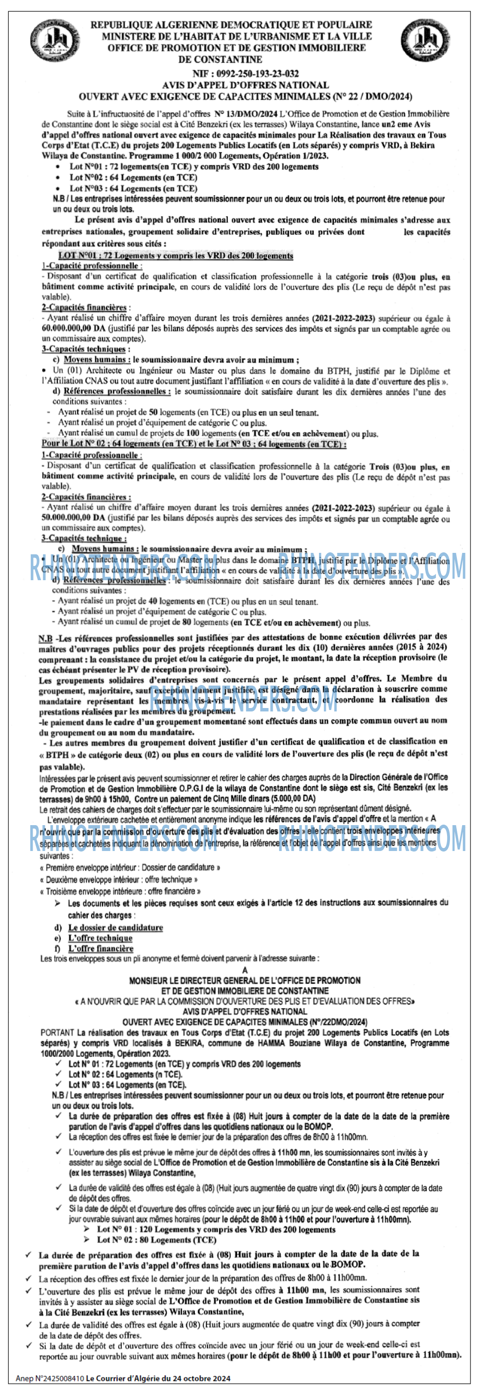 Le Courrier d'Algerie
