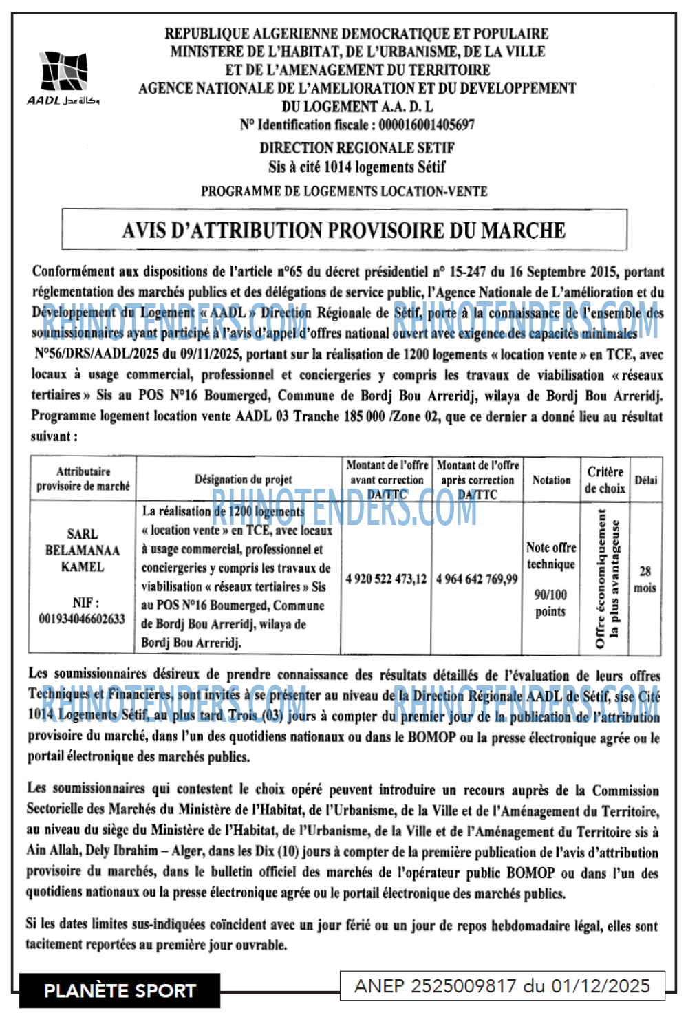 PLANETE SPORT